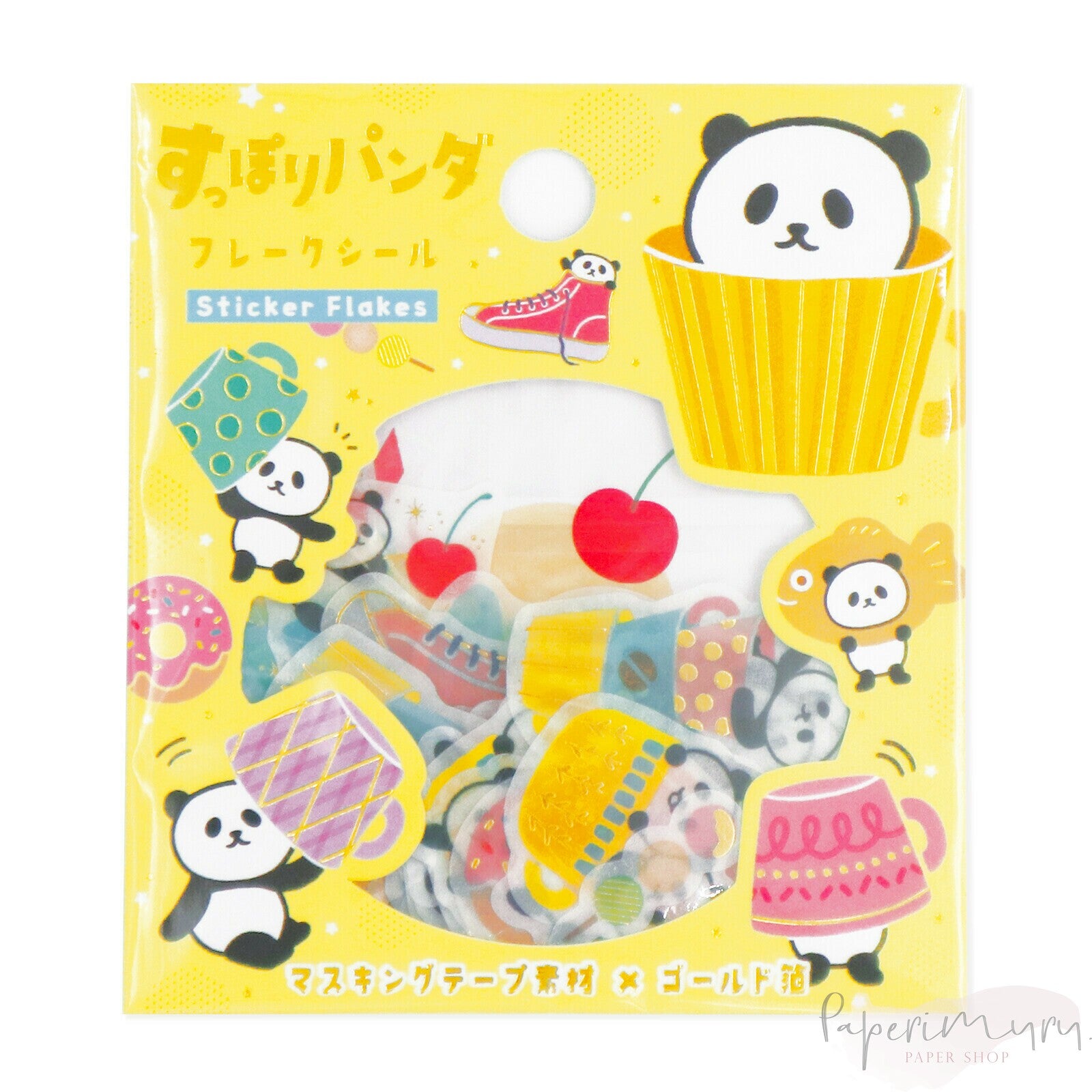 Washi Sticker Flakes Panda