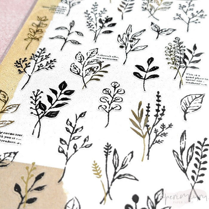 Stamp Sticker Leaf