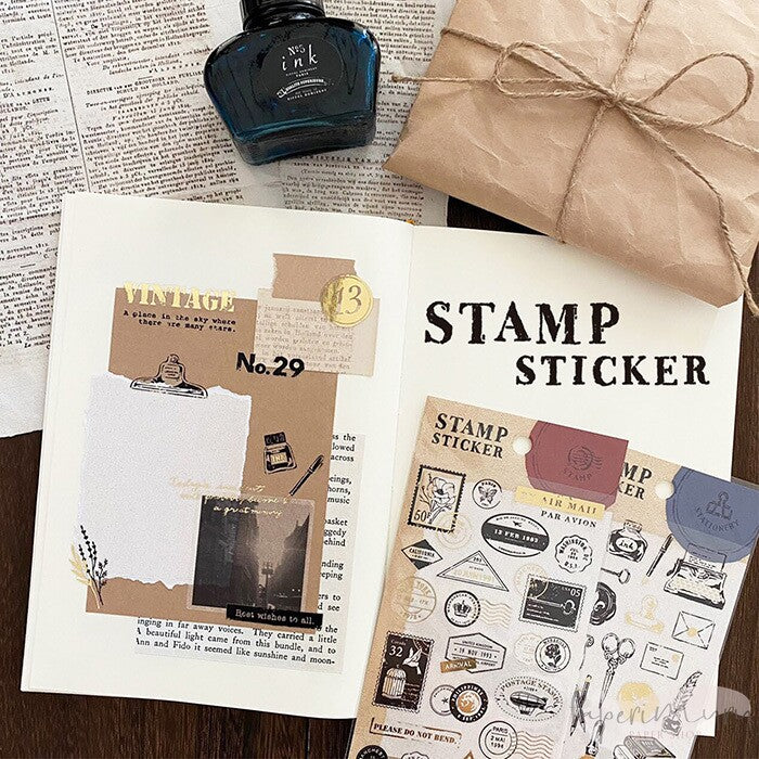 Stamp Sticker Coffee