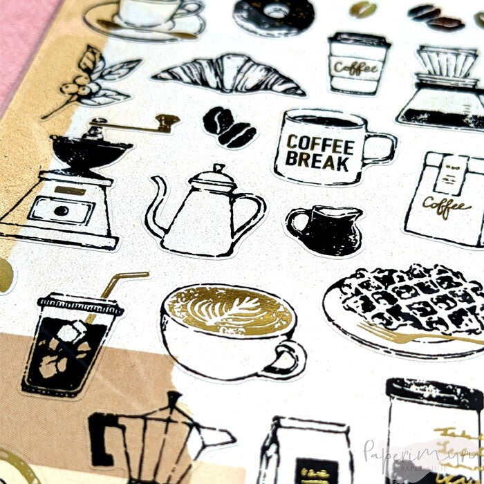 Stamp Sticker Coffee