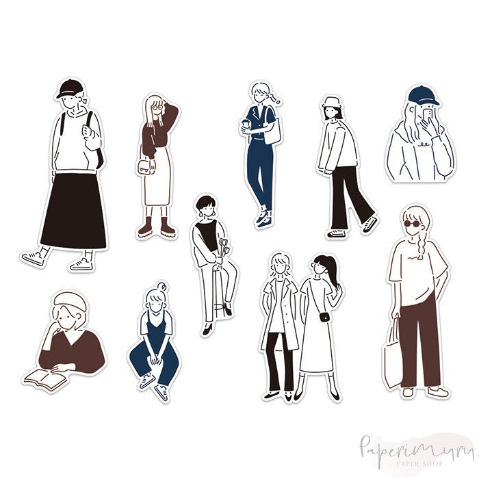 Amie Simple Girl Stickers