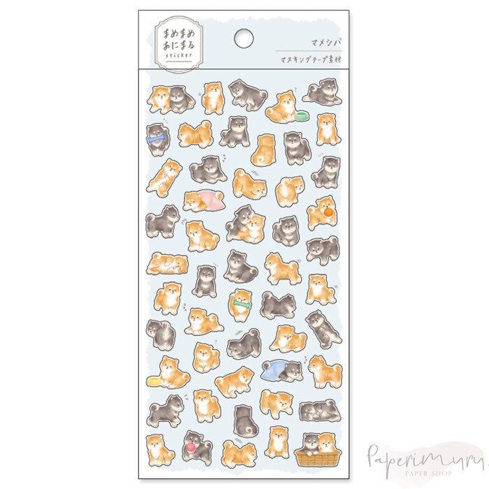 Sticker Mamemame Animal Shiba Dog