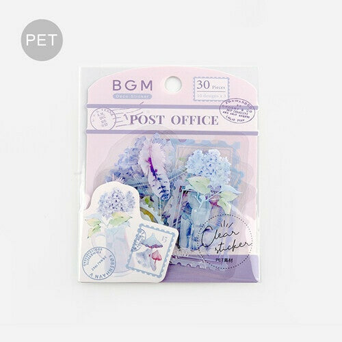 BGM PET Sticker Set Garden Post Office Lavender