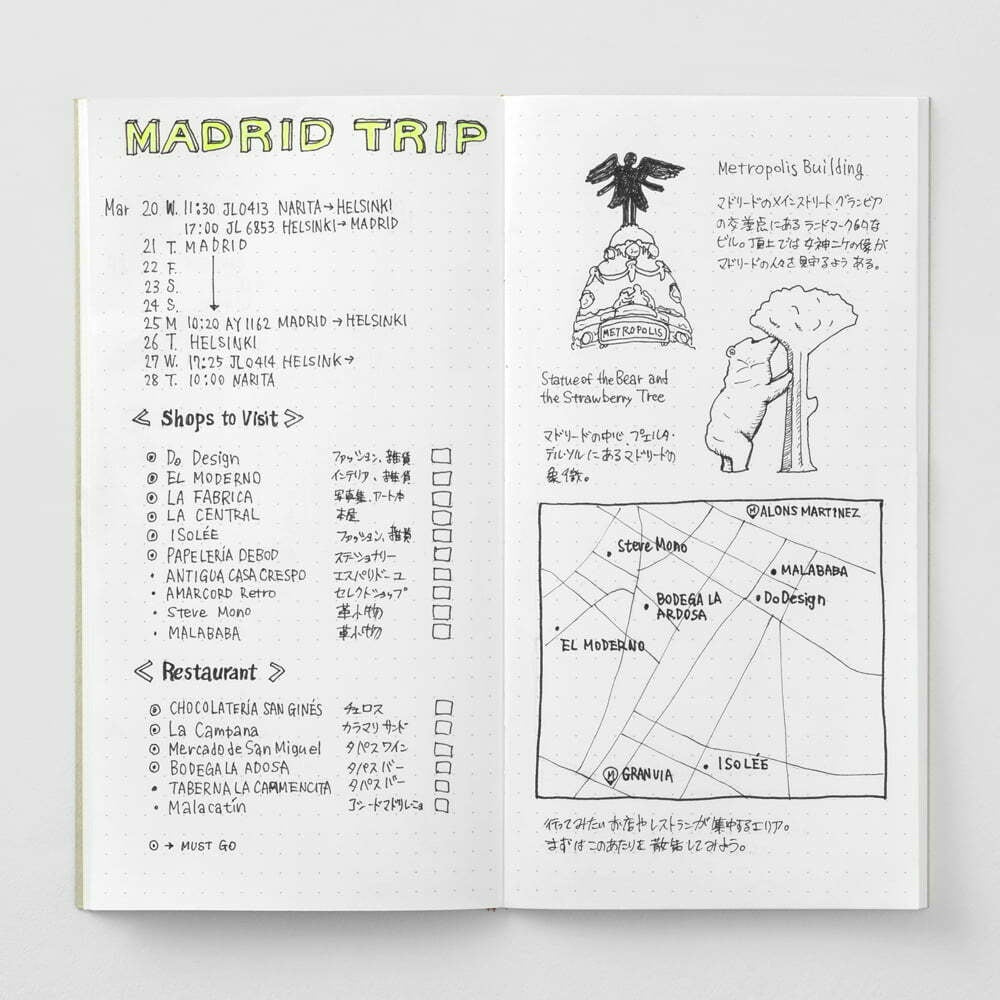 Traveler’s Notebook Regular - 026. Dot Grid Refill