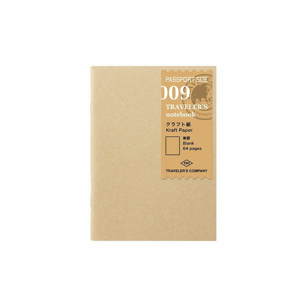 Traveler's Notebook 009 Kraft Paper Refill (passport)