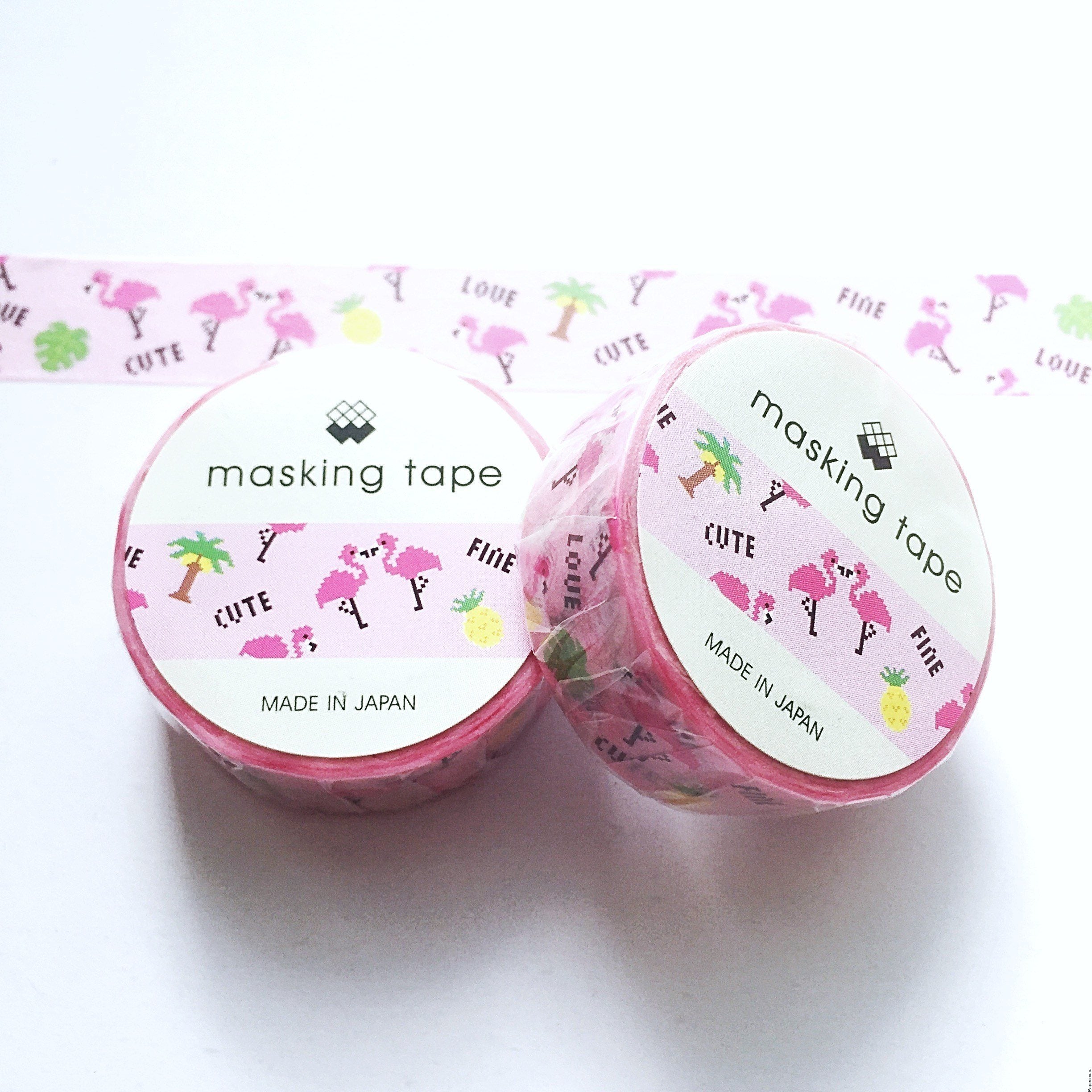 Washitape Flamingos