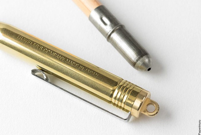 TRAVELER'S COMPANY Brass Ballpoint Pen Solid Brass