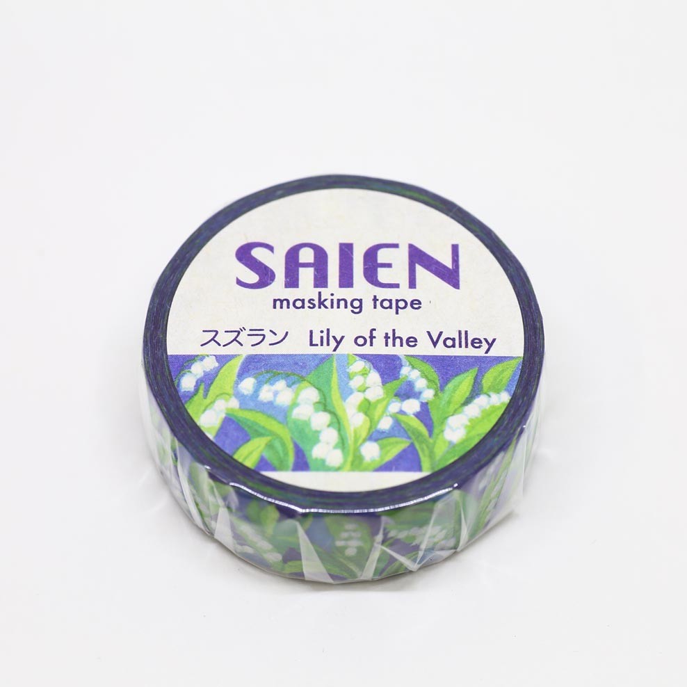 Saien Washitape Lily of the Valley