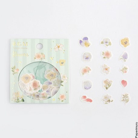 Washi Sticker Flakes Flowers