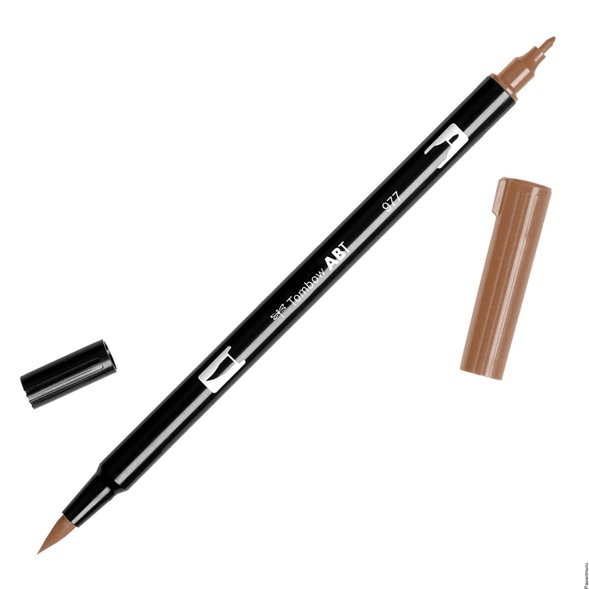 Dual Brush Pen - 977 Saddle Brown