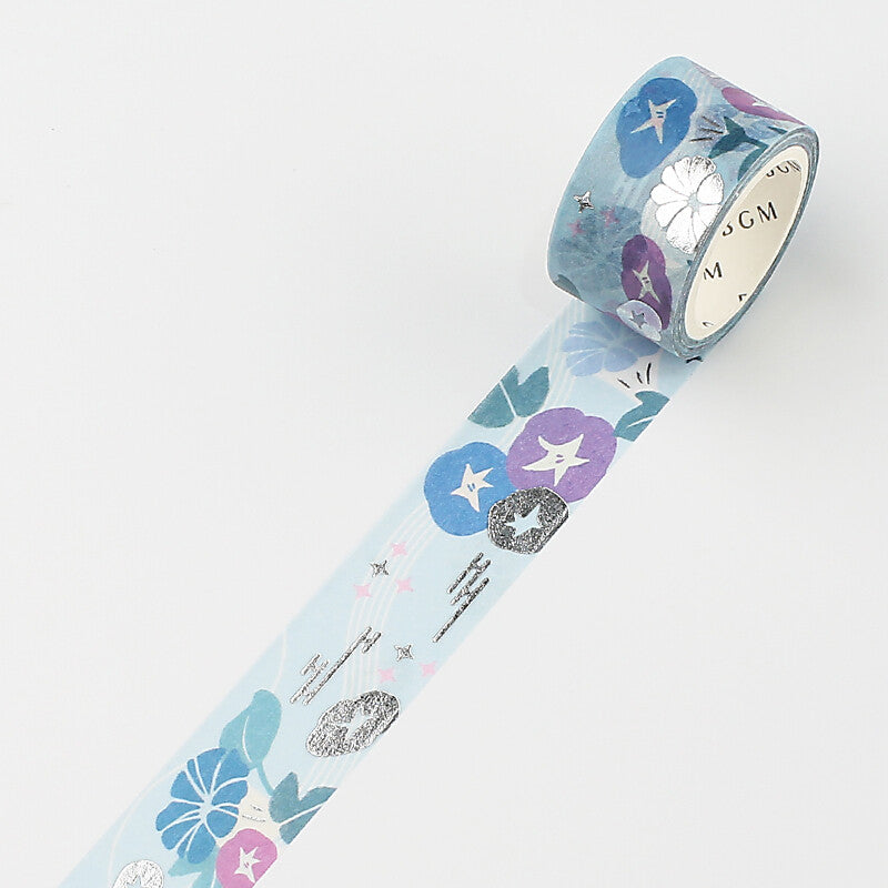 20mm Foil Washiteippi Japanese Morning Glory Flower