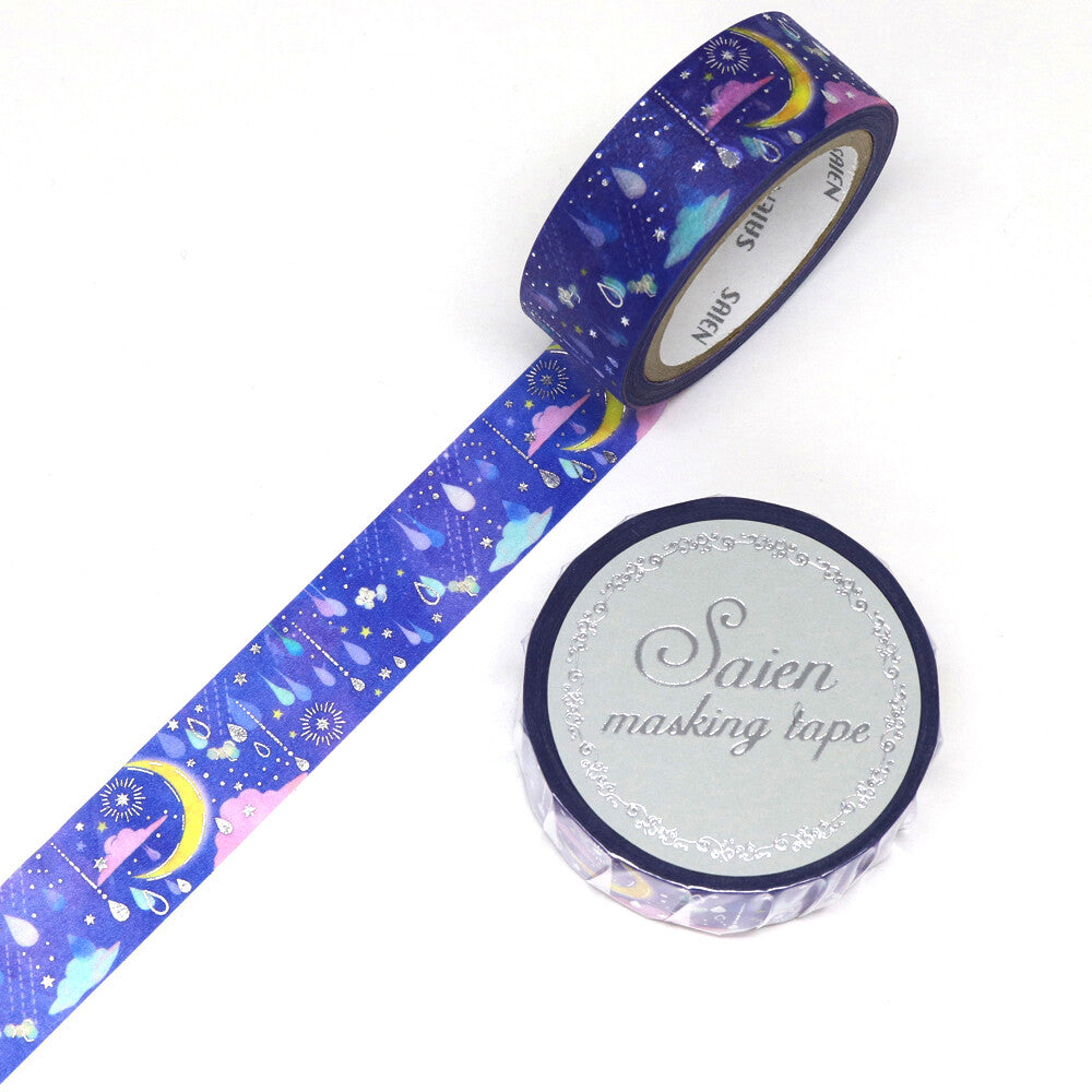 Saien Washiteippi Foil Moonlit Night Drops
