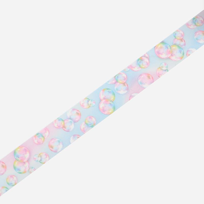 20mm PET -tape Colorful Soap Bubble