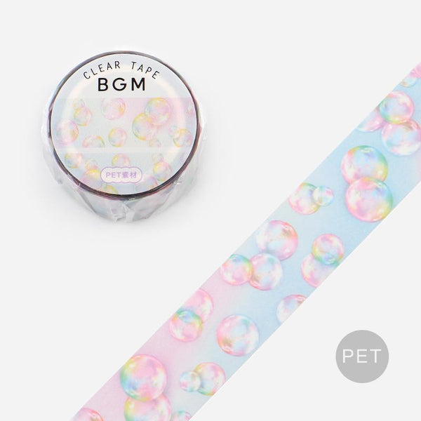 20mm PET -tape Colorful Soap Bubble